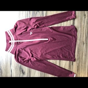 Workout half zip shirt